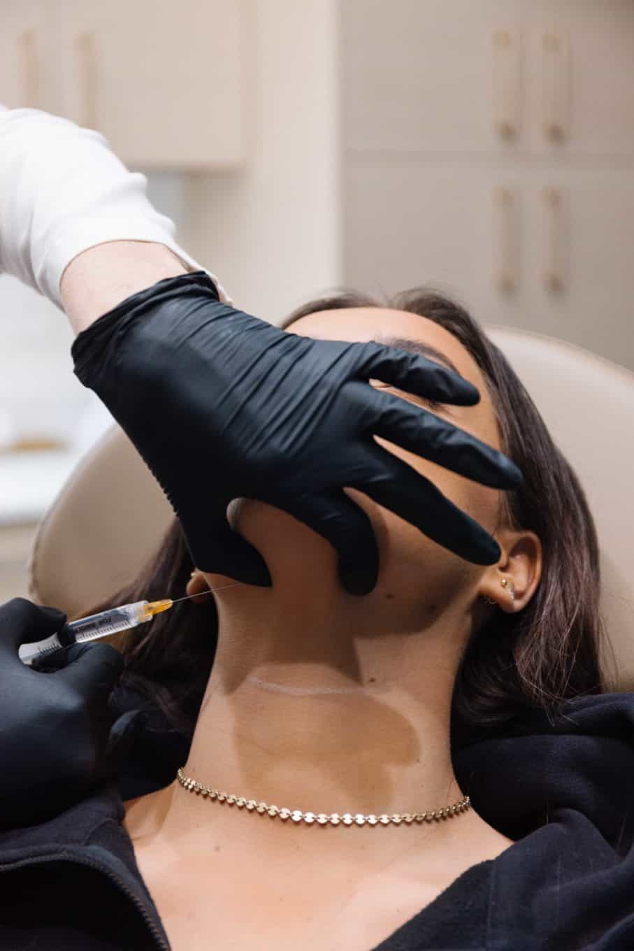 Patient getting Kybella in Lehi, Utah | Ruma Medical Patient getting Kybella in Lehi, Utah | Ruma Medical